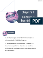 Micro II Génétique Bactérienne (Mutation Part1) TAQARORT