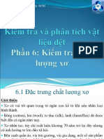 Bài giảng Kiểm tra và phân tích vật liệu dệt - Phần 6 - Kiểm tra chất lượng xơ