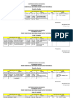 SHS Schedule For Midterm Exam