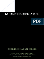Kode Etik Mediator