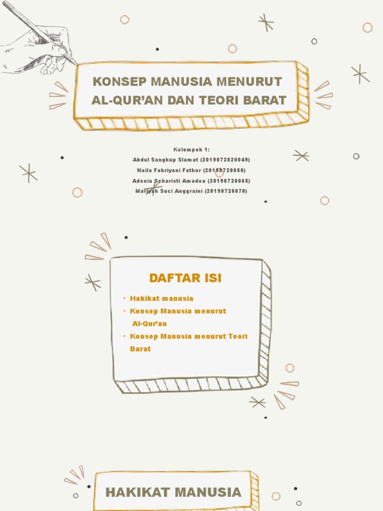 Konsep Manusia dalam Al-Qur'an dan Teori | PDF