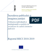 Increderea Publicului Si Imaginea Justitiei RO - 2019 12 04