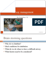 Efficient Airway Management: Key Considerations for Intubation and Difficult Airway Scenarios