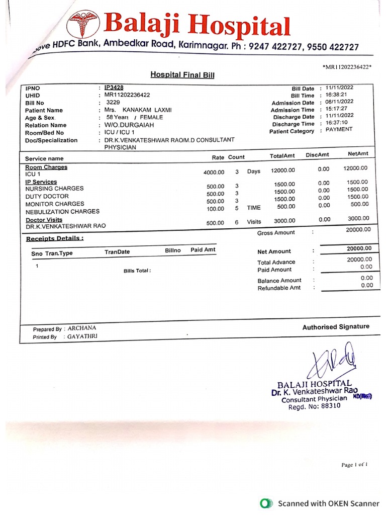 hospital-final-bill-pdf