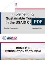 Implementing Sustainable Tourism in The USAID Context: Arusha, Tanzania