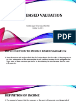 Income Based Valuation