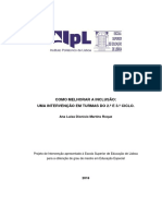 Dissertação Alterada - Projeto Intervenção Educação Especial - Ana Roque