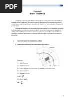 Module 8 - SIGHT DISTANCE