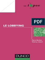 Le Lobbying (Pierre Bardon Thierry Libaert (Bardon Etc.)