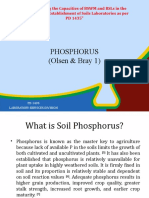 Phosphorus (Olsen & Bray 1)