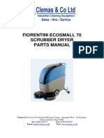 Ecosmall 70 Scrubber Dryer Parts Manual