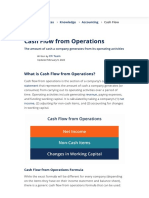 Cash Flow From Operations