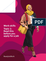 Topic 1 - Work Skills