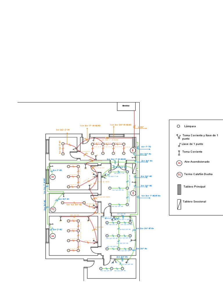 Plano de La Instalación Eléctrica | PDF