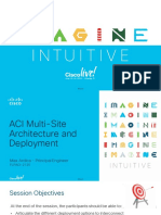 ACI Multi-Site Architecture and Deployment - FLPACI-2125