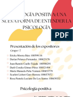 Psicologia Positiva y Comtemporanea