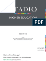 African Philosophy and Education PDF