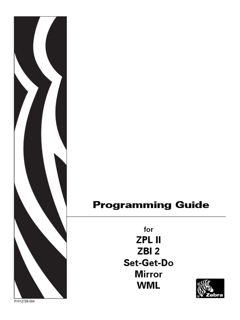 zpl zebra programming language