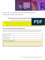 CMN279I-Summative Assessment #3 Cover Page Form Fall 2022