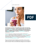 25 de Retete de Smoothies Pentru Sanatate Maxima