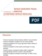 Penyelamatan Darurat Pada Ruang Terbatas (Confined Space Rescue)