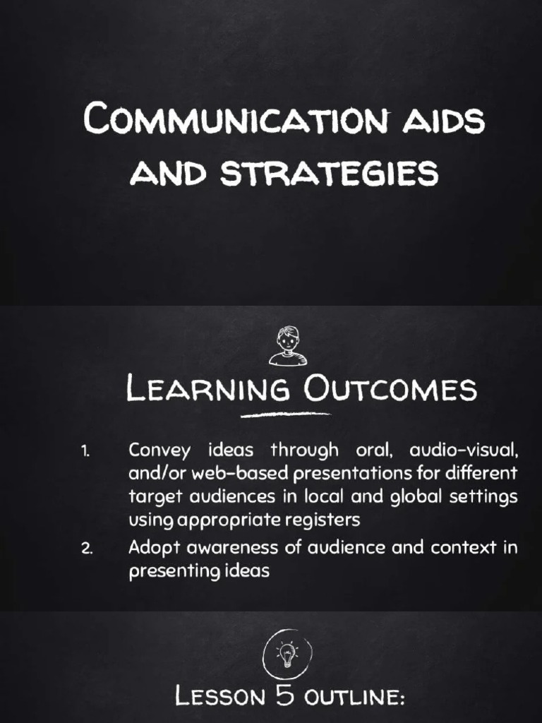 Communication Aids and Strategies PDF