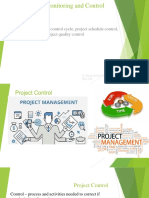Project Monitoring and Control 5.2