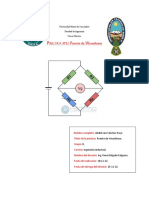 Puente de Wheatstone para medir resistencias desconocidas