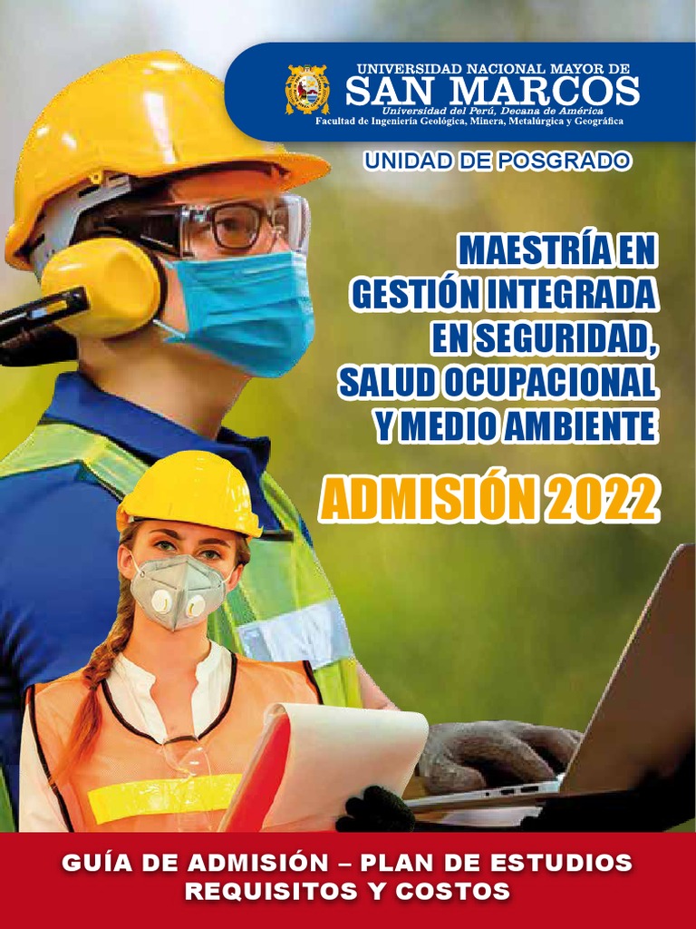 Admisión Maestría en SSOMA 2022 | PDF | Seguridad y salud ocupacional