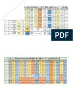 Jadual Pengajian Madrasah Tahfiz Al-Qur'an Hafsah