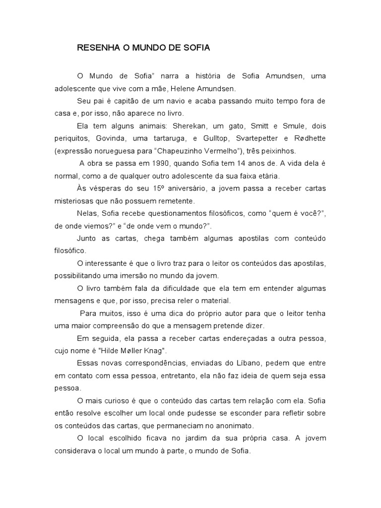 Resenha de 