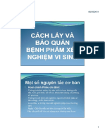 Cach Lay Mau Benh Pham XN Vi Sinh