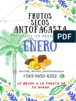 Listado de frutos secos y productos naturales Antofagasta