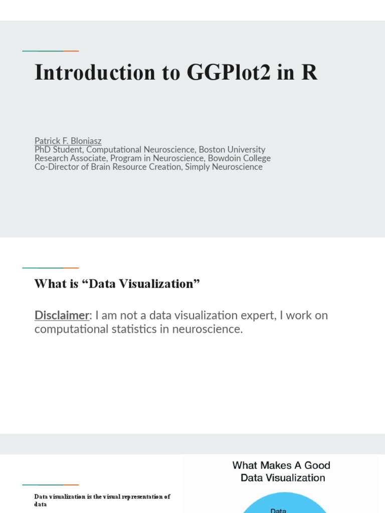 Introduction To GGPlot2 in R | PDF | Statistics | Data
