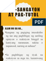 Pag-Sangayon at Pag-Tutol (Autosaved)