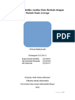 Makalah Statistika Analisa Data Berkala Dengan Metode Semi Average