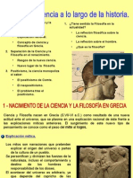 Tema 1 - La Filosofía y La Ciencia en La Historia