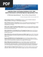 List of (Almost) 40 Anti-Environmental Proposals in GOP Debt Plan