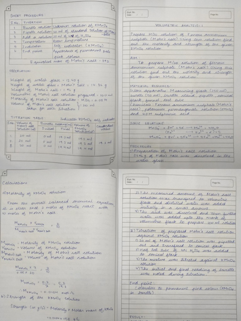 Chemistry Record First Part Class Xii PDF Atoms Hydrogen Compounds