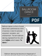 Ballroom and Hiphop Dance PE GRADE 12