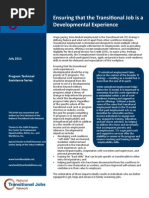 Download Ensuring that the Transitional Job is a Developmental Experience  by tjprograms SN61239699 doc pdf