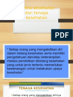 Profesi kesehatan dan tenaga kesehatan