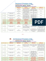2022-23 - SR - IPL-IC (Incoming SR'S) - Teaching Schedule@IPE Improvement Exams