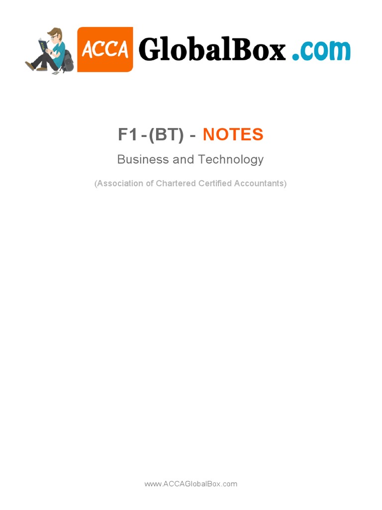 ACCA BT-FBT-AB-F1 Business and Technology Notes | PDF | Inflation ...