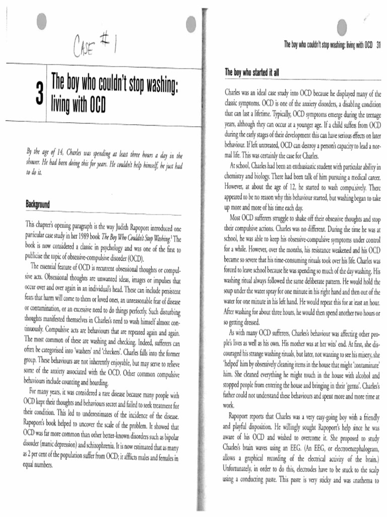 Ocd Case Study PDF