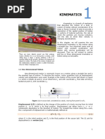 Chapter 1 - Kinematics