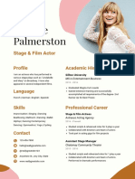 Brown and Black Creative Resume