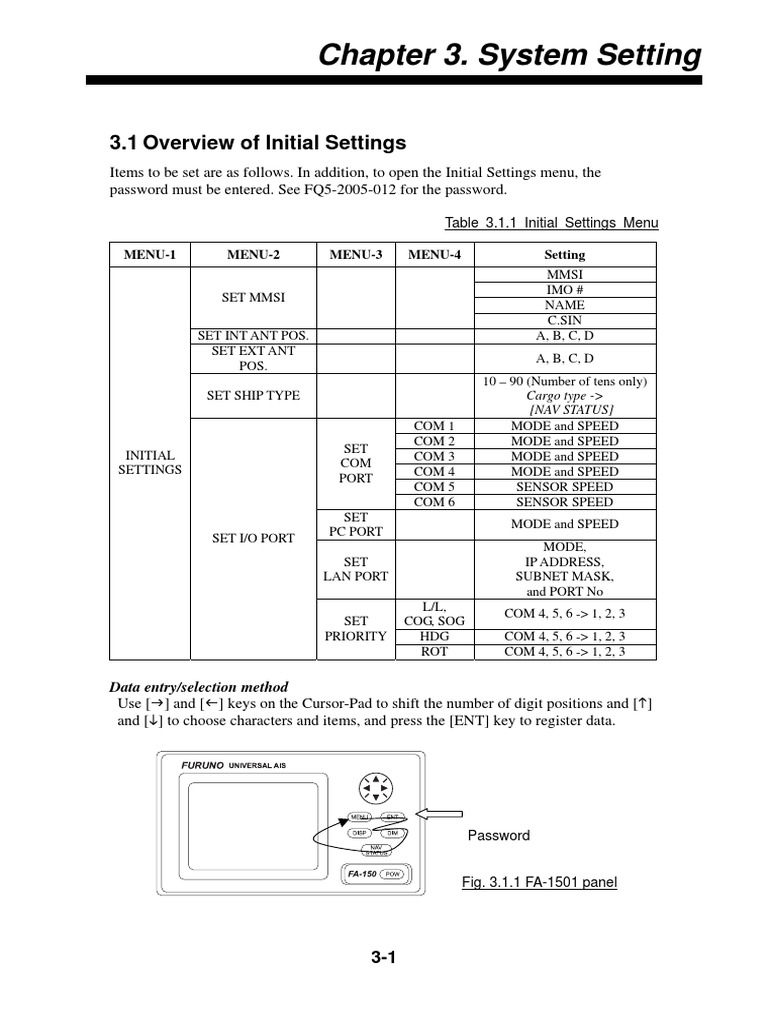 0922 Chapter 3 System Setting | PDF | Ships | Dangerous Goods