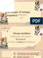 The Danger of Teenage Pregnancy - PPT