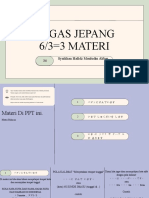 Tugas Jepang 3 Materi